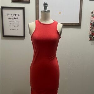 Forever 21 Red Midi Dress
